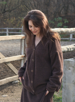 Кардиган Зима на пуговицах