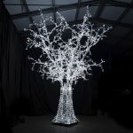 Светодиодное дерево "Ветвистое" с холодным освещением
