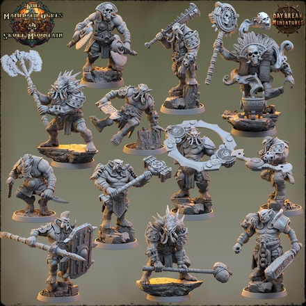 Ogres - The Mammoth Ogres of Skull Mountain- COMPLETE PACK