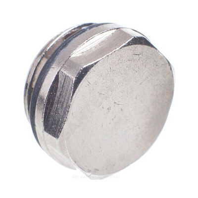 Заглушка (пробка) 1/2" для радиатора с прокладкой хром R92 Giacomini R92X003