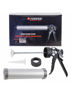 Пистолет для силикона алюминиевый, 400гр. Forsage F-CG-01