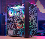 Корпус Aerocool Skribble-G-BK-v1 Black Mid Tower (4711099472888) без БП