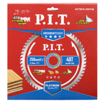 Диск пильный по дереву PIT  250x30x2,2 мм, 48T Carbide, зуб ATB 15° (ACTW14-250T48)