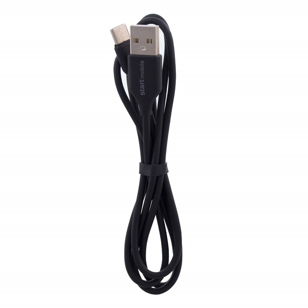 Кабель Start USB-C, 1 м, чёрный