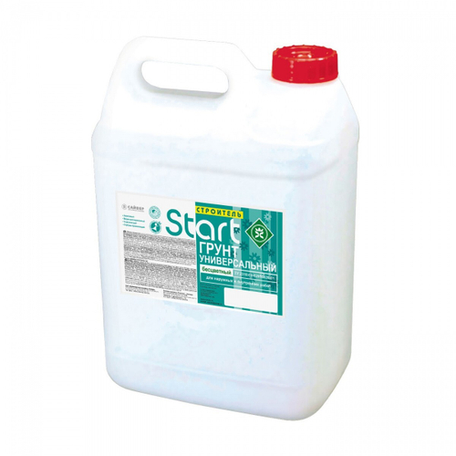 Грунт универсальный START-строитель 10л  канистра (Сайвер)