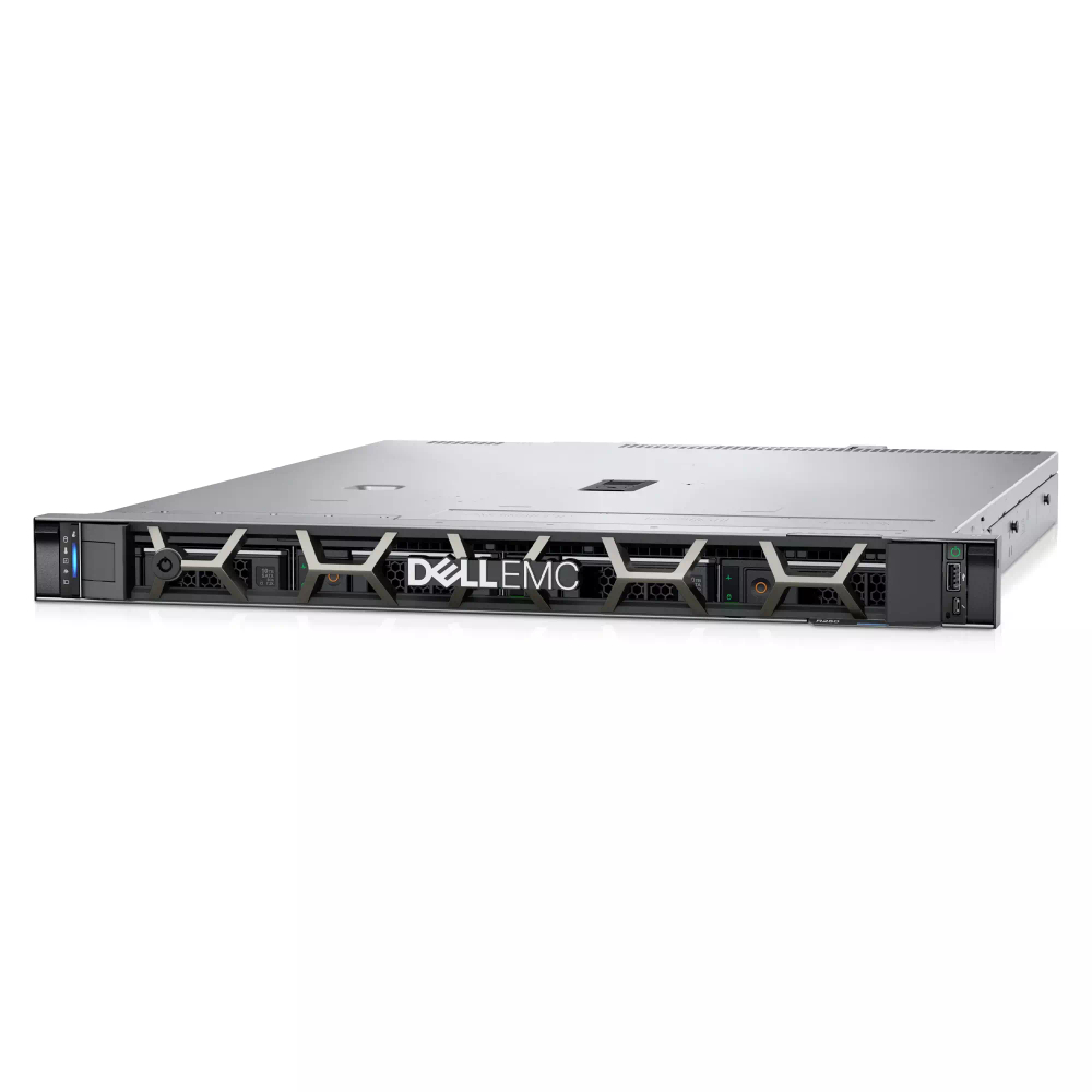 Стоечный сервер - Dell PowerEdge R250 G15, 1U, 4x 3.5“, 1x Pentium [G6405T] 2 Cores, 8Gb, 210-BBOP