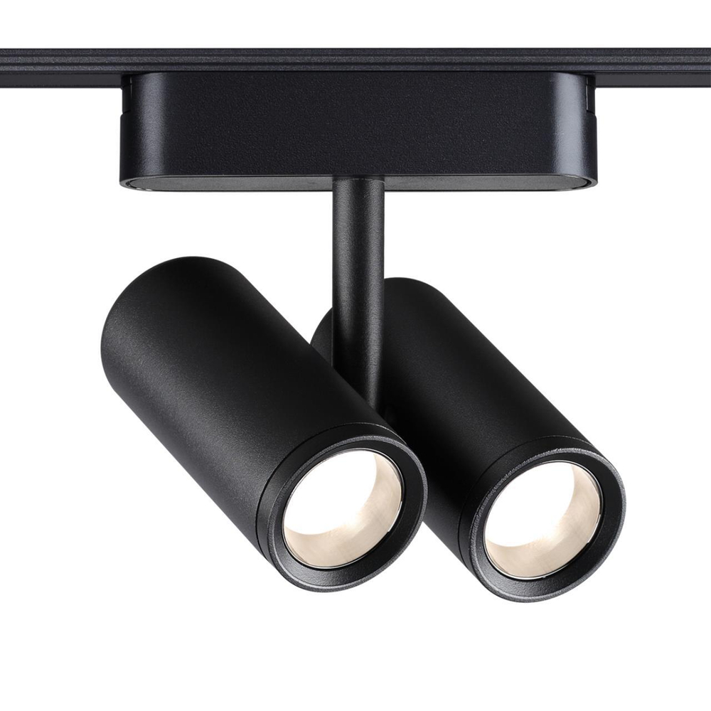 359108 SHINO NT23 186 черный Трековый светильник для низков. шинопровода IP20 LED 4000K 2*8W 48V 1360Лм SMAL