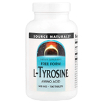Source Naturals, L-тирозин, 500 мг, 100 таблеток