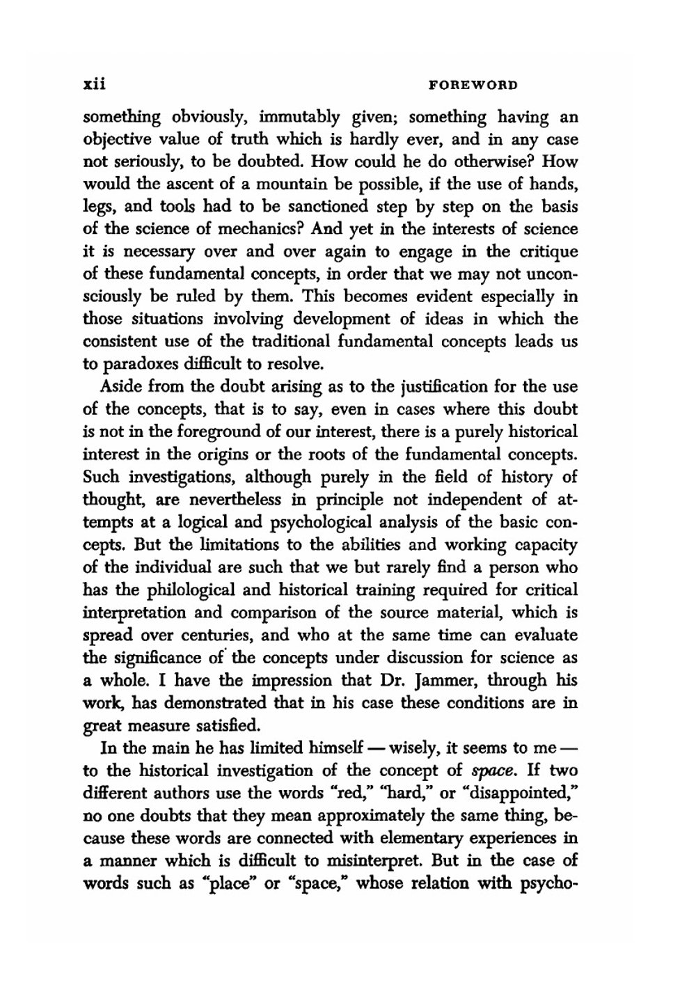 Concepts of Space | Max Jammer