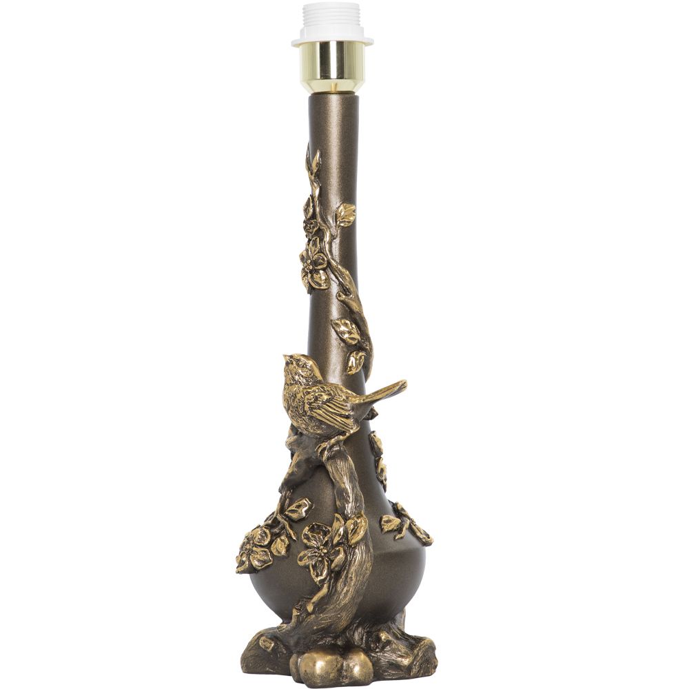 Настольная лампа Терра Бронза с абажуром Тюссо Vatican (Ватикан) Корица