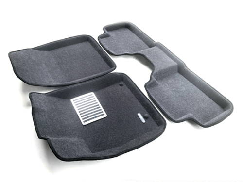 Коврики салона для KIA Ceed (2018-) / HYUNDAI i30 (2019-) Euromat 3D Lux серые. Арт. EM3D-002902G