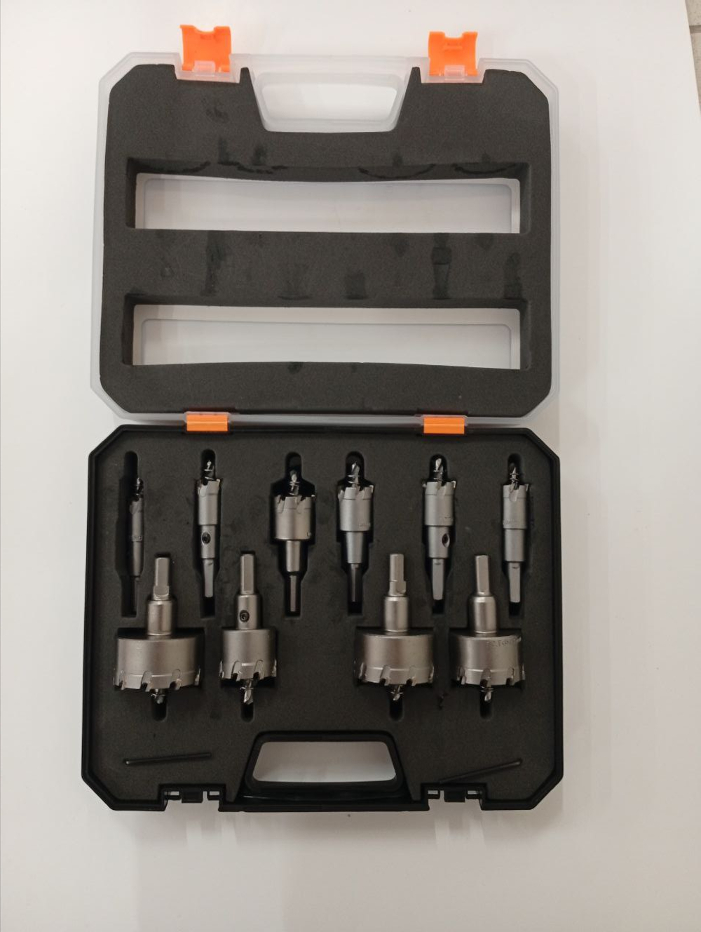 Набор коронок по металлу 10в1 PRO в боксе X-PERT