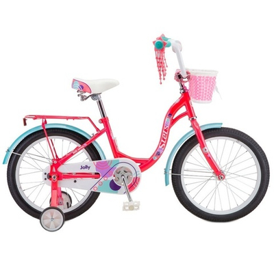 Детский велосипед Stels Jolly 18" V010 2020 розовый 11"