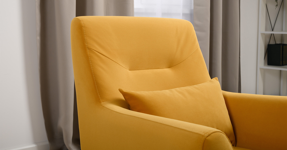 Барселона кресло для отдыха (желтый)
