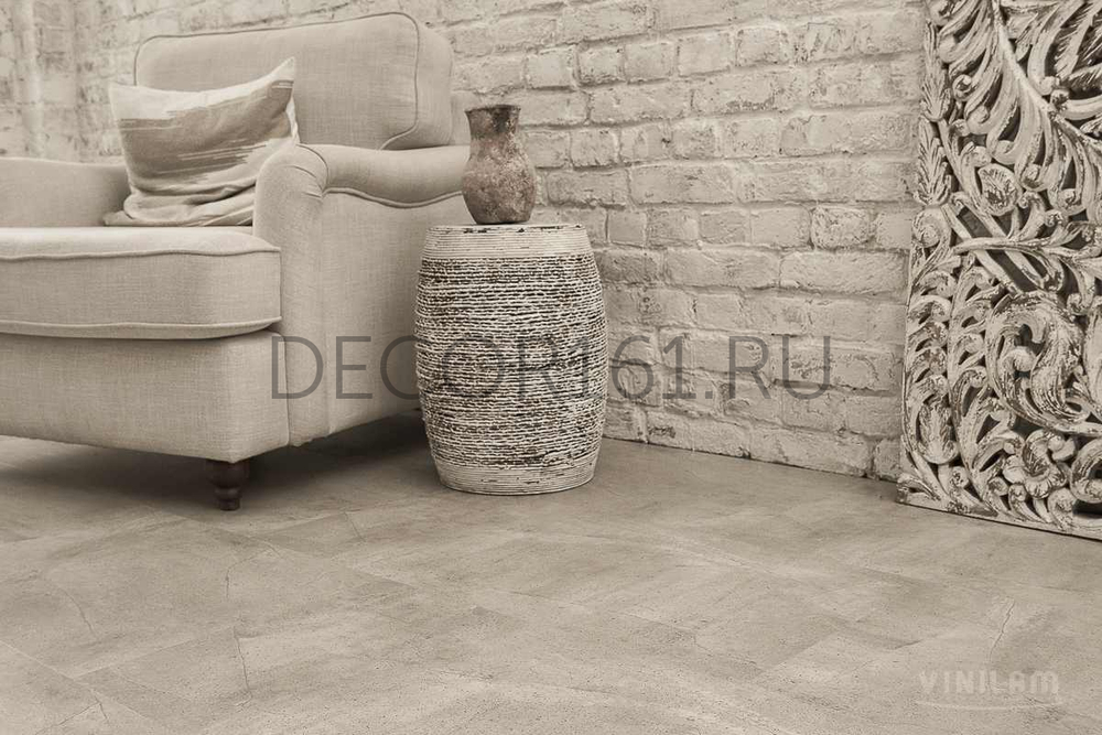 Виниловый ламинат VINILAM Бетонная Смесь 61603 Glue