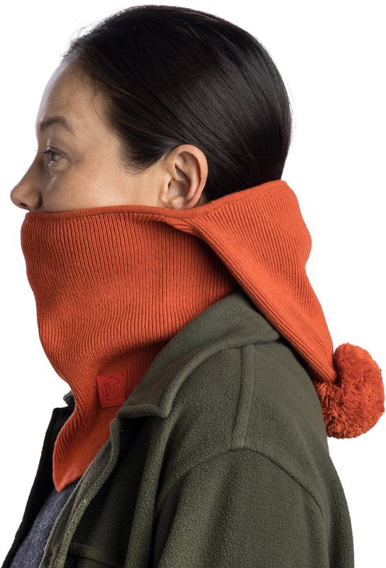 Балаклава вязаная Buff Knitted Balaclava Nilan Orange Red Фото 7