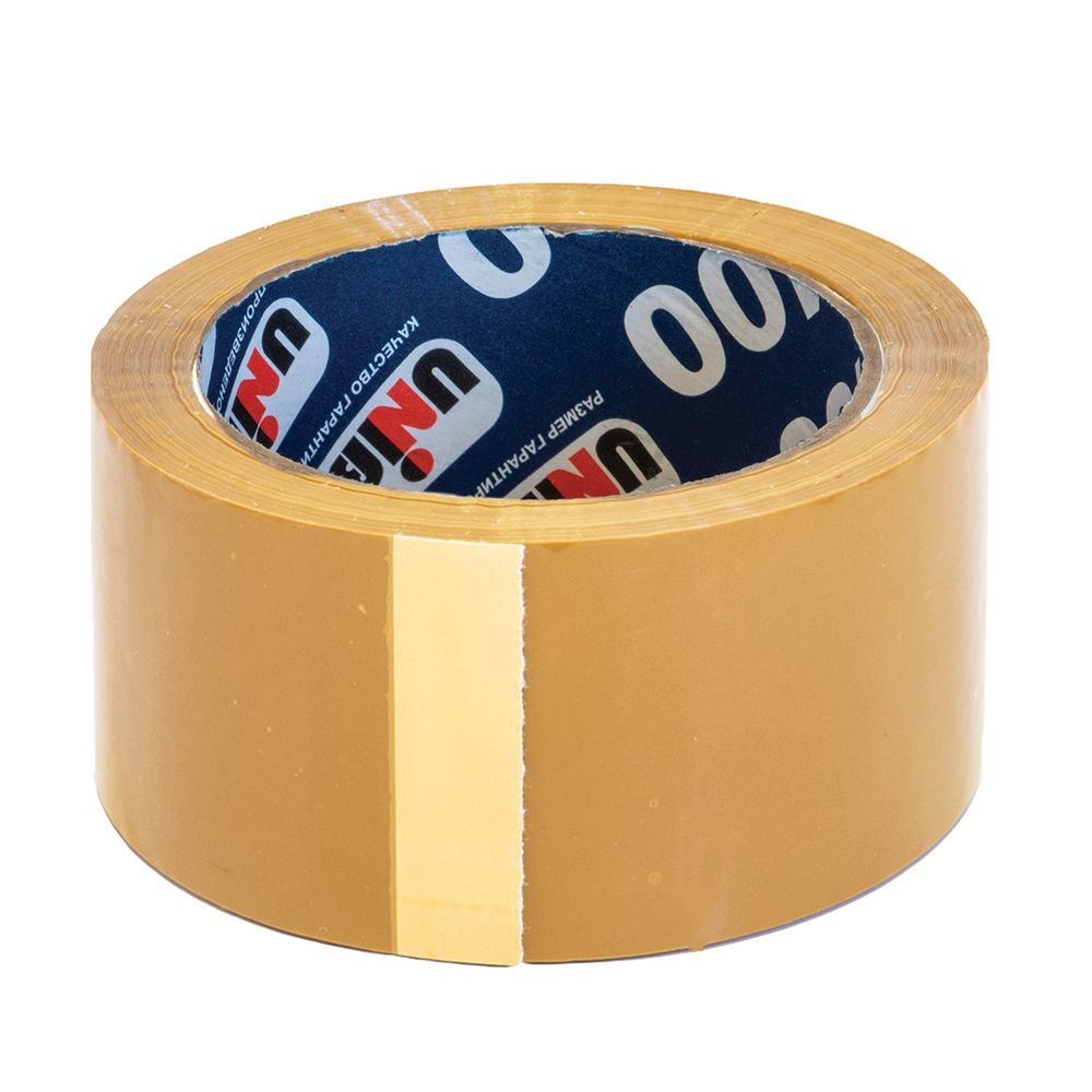 СКОТЧ УПАКОВОЧНЫЙ ПРОЗРАЧНЫЙ 48 ММ Х 66 М (36) "UNIBOB400" 134836