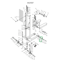 Ролик подвильный 90х50 для MS и RDF нейлоновый