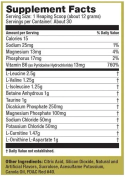 Ultimate Nutrition INTRA GOLD 360 г , Предтренировочный комплекс (Дикая клубника)