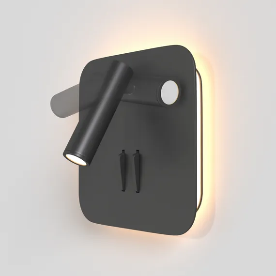 Настенный светильник (бра) Иос 176 / Ios 176 3000К 9Вт Maytoni c175-wl-01-6w-b