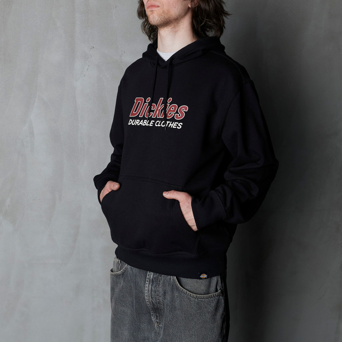 Толстовка мужская Dickies Williston Hoodie артикул:DK0A87NOBLK1 - купить в магазине Дайс