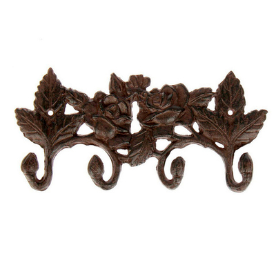 Крючки декоративные металл"Розы" 21*10*1,5см 1182386