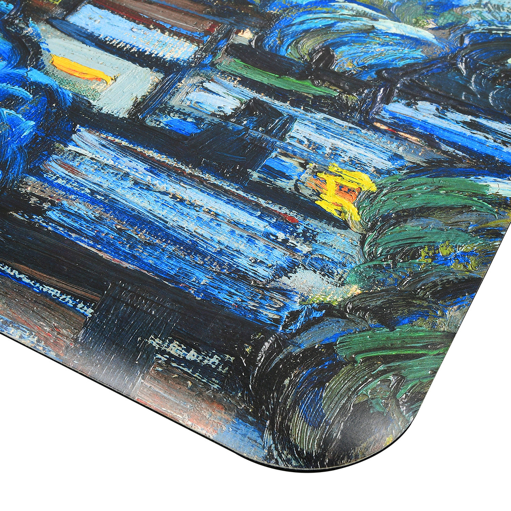 Каучуковый коврик для йоги Van Gogh 185*68*0,5 см нескользящий