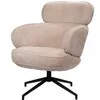 Крутящееся кресло Tuman, бежевый шенилл