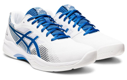 Мужские кроссовки теннисные Asics Gel-Game 8 - белый, небесный