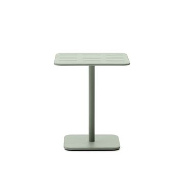 Уличный стол Brai из оцинкованной стали бирюзового цвета 70 x 70 см