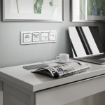 Рамка на 4 поста Snabb (белый/хром) W0041901