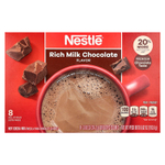 Nestle Hot Cocoa Mix, Насыщенный молочный шоколад, 8 конвертов по 24,2 г (0,85 унции)