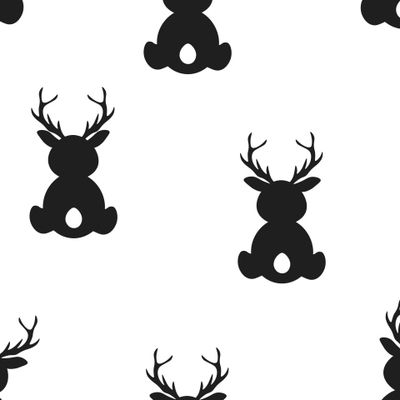 Силуэты оленя