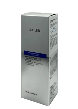 ANUA 100 HYALURONIC ACID 8  SQUALANE гель для лица очищающий