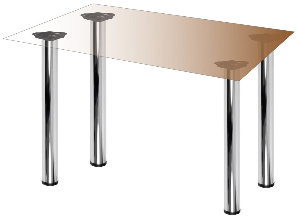 НОЖКА ОФИСНАЯ  710 ММ ХРОМ (NA1502)