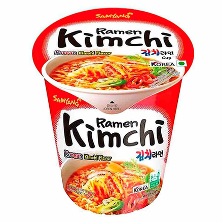 Лапша быстрого приготовления Samyang Ramen острая со вкусом кимчи, 70 г