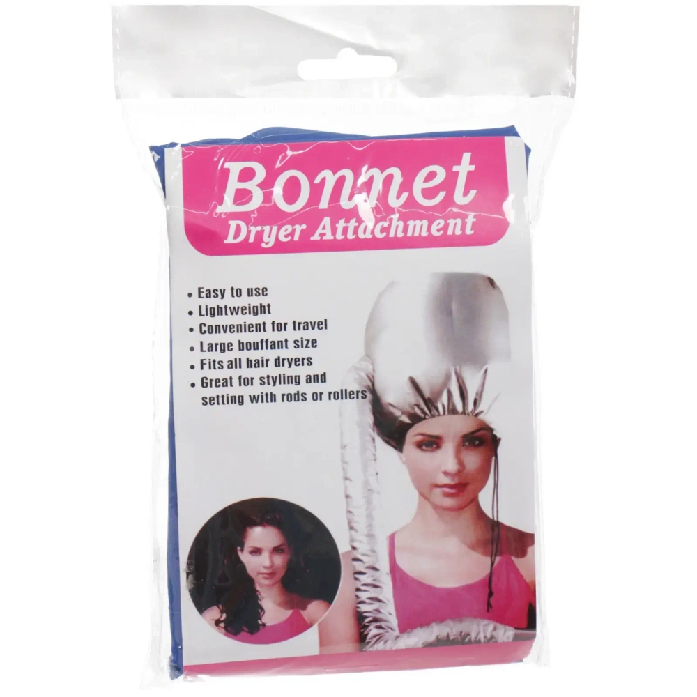 Шапочка для сушки волос, ламинирования и масок «Beauty Shop», с кулиской, цвет синий, 84*23*22см