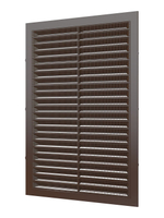 Решетка вентиляционная С сетка 171х241 пластик Brown ERA