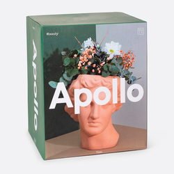 Ваза для цветов apollo, 23,4 см, терракотовая