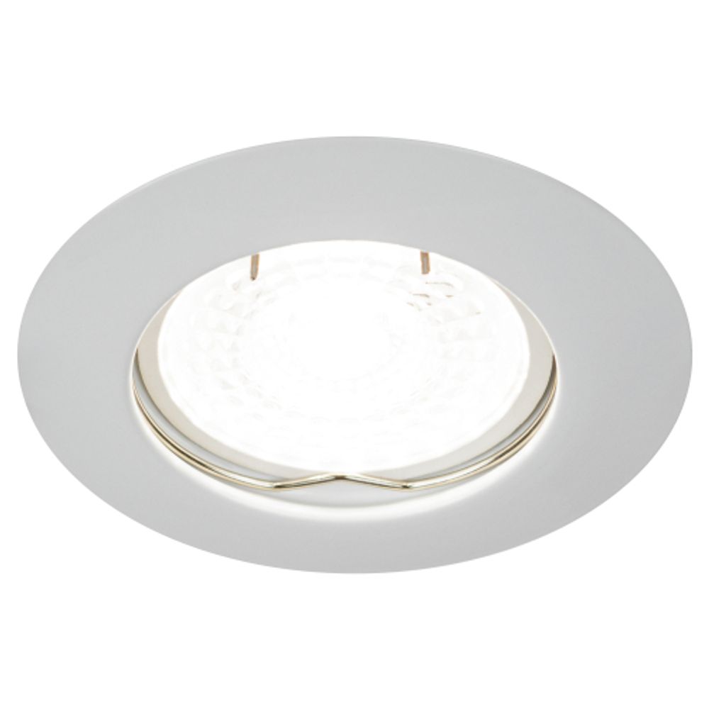 ST3 WH Светильник ЭРА штампованный MR16,12V/220V, 50W белый