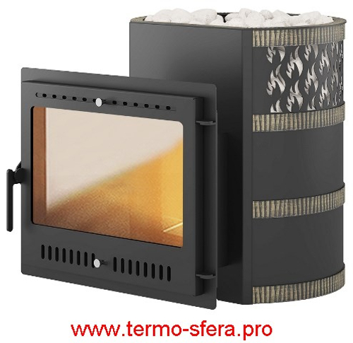 Печь ВЕЗУВИЙ Лава 16 Панорама "М"
