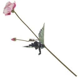 GAEM Цветок искусственный "Мак", L19 W15 H91 см