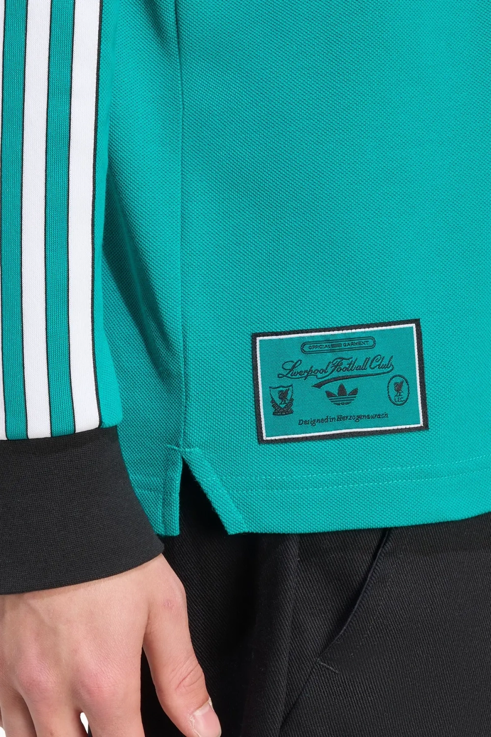 Футболка adidas Liverpool FC 25/26 Terrace Icons Polo - бирюзовый