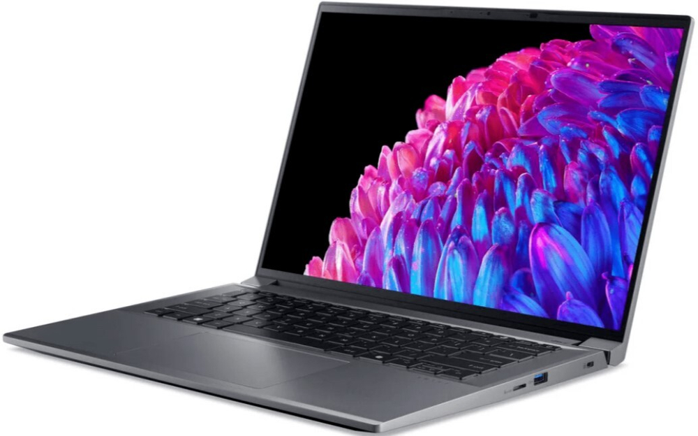 Ноутбук  Acer SWIFT X SFX14-72G-76LG 14 ", Core Ultra 7, 16 Гб RAM, 1 Тб SSD, Arc graphics, Серый