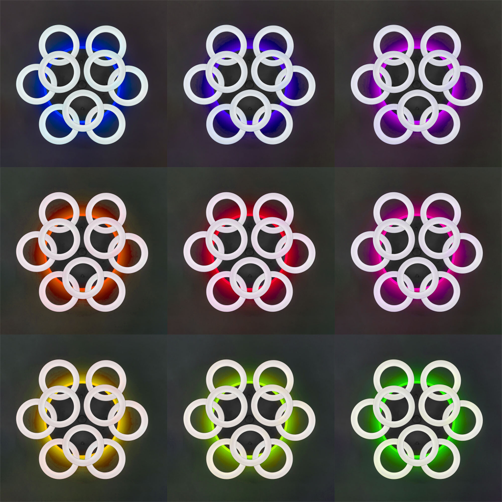 Citilux Паркер Смарт CL225A190E RGB Умная люстра Белая