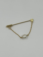 Брошь булавка с «жемчугом»