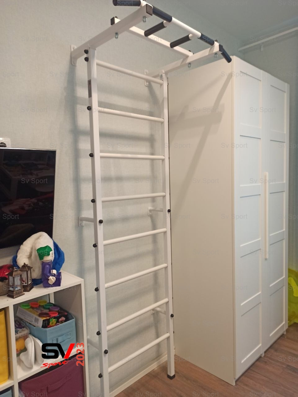 Монтаж шведской стенки Sv Sport в бетонные, кирпичные стены