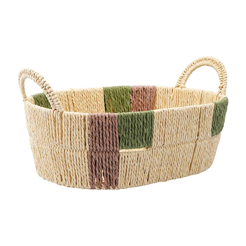 Корзина плетеная овальная Bodhran Nature из коллекции Ethnic, размер L