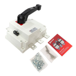 Рубильник-выключатель 3п 400А с рукояткой управления для прямой установки PowerSwitch PROxima EKF psds-400-3