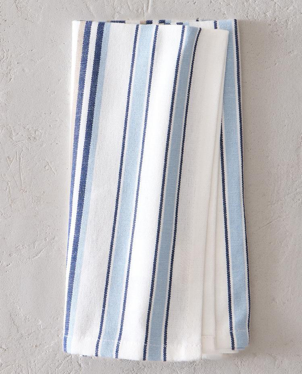 ZARA HOME НАБОР САЛФЕТОК В АСИММЕТРИЧНУЮ ПОЛОСКУ (2 ШТ.), СИНИЙ